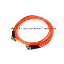 Cable de conexión de fibra óptica St a Om2 de modo multimodo